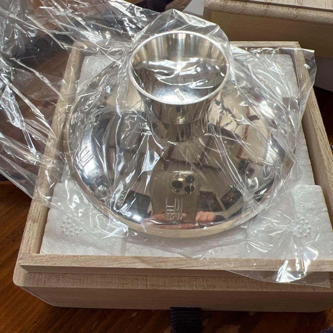 銀杯 消防庁 純銀：美品】銀杯 消防庁 記念品 木箱入り Yahoo